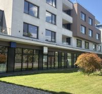 Commercial premises on Nové záhrady I in Bratislava - Ružinov with a landscaped garden.