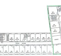 Floor plan of offices with rooms and square meters at Odborárske námestie in Staré Mesto.