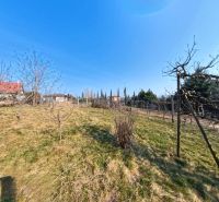 A garden near the cottage in Štitáre on Pri Kaplnke Street with fruit trees.