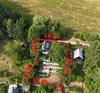 Aerial view of a cottage in Banská Bystrica with a plot of 465 m².