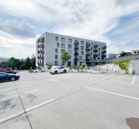 Parking lot in front of the apartment building on Sibírska Street in Prešov, suitable for 1-bedroom apartments.