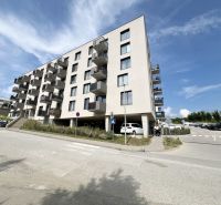 Apartment building on Sibírska Street in Prešov, with parking for one-bedroom apartments.