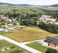Land - housing on Laski Street in Vrbovce, with a view of the rural character of the landscape.