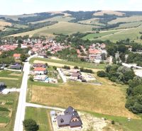 Aerial view of Vrbovce and Laski Street, residential plots surrounded by nature.