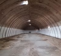 Arched hall with concrete floor, suitable for warehouses and halls in Trnava.