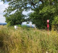 Residential plots in Ostrá Lúka with rich vegetation and views of the countryside.