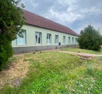 Production facilities in Diakovce with green lawns and a blue facade under a cloudy sky.