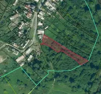 Aerial view of residential plots in Muli with marked parcels.
