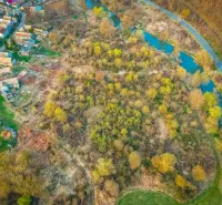 Aerial view of properties - housing surrounded by greenery and water bodies in Muli.