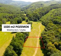 A plot of land in Horná Ves in gardens surrounded by nature and forests, ideal for a cottage.