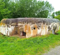 Unusual properties in Malacky surrounded by greenery, with a concrete structure.