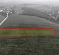Special properties in Podkylava: Grassland plot with markings and adjacent road.