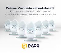 Real estate agency advertisement with awards for Real Estate Agency of the Year.