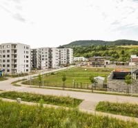 Apartment buildings in the Barracks District in Brezno suitable for living with a natural environment.