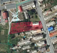 Cadastral map of residential plots in Hrnčiarska Ves with marked parcels.