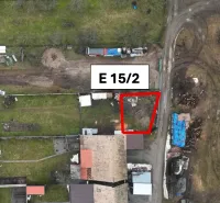 Aerial view of plots and roads in Kláštor pod Znievom, Unusual properties.