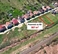 Lands - housing in Hodejov: marked plot in a quiet area near the railway.