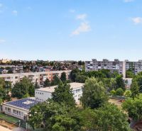 View from Jiráskova Street towards the housing estate and greenery in Trnava.