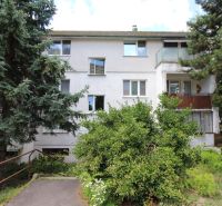 The exterior of an apartment building surrounded by trees, Talichova Street, Bratislava - Dúbravka.