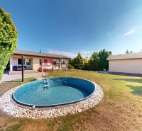 Family house in Senec with a swimming pool and a landscaped garden on a sunny plot.