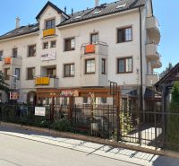 Commercial premises on Turecká Street in Senec, a multi-story building with a garden.