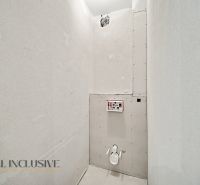 Bathroom renovation in a 2-room apartment with pre-installed water piping.