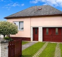 A family house on Gardom Street in Veľký Šariš with traditional architecture and a garden.