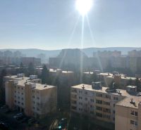 A sunny day over the apartment buildings on Drobného Street in Bratislava - Dúbravka.