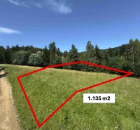 A plot of land with an area of 1,135 m² in nature near unique properties in Stará Ľubovňa.