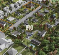A view of a spacious residential district in Nitra, ideal for residential plots.