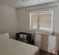 Bathroom with a bathtub, toilet, and washing machine in a family house. Decorative walls.