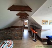 The interior features a wooden decor floor, bar stools, and stone cladding.