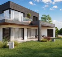 A two-story house with a terrace and garden on Vlčia dolina in Suchá nad Parnou. Residential plots.