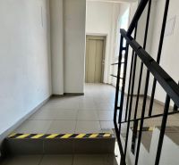Staircase with tiles and an elevator in a 2-room apartment, Bratislava - Nové Mesto, Vajnorská.
