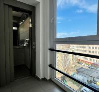 View from a 2-room apartment on Vajnorská Street in Bratislava - Nové Mesto.