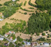Aerial view of properties - housing in Banská Štiavnica, Obrancov mieru.