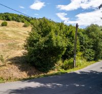 Lands - housing with road and greenery on Obrancov mieru Street, Banská Štiavnica.