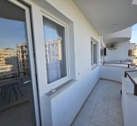 A balcony with a view of the surroundings from a 2-room apartment in Drač.