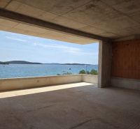 View from a 4-room apartment in SRIMA to the sea through a large window.