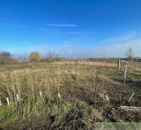 Land in Tvrdošovce with fencing, grass, and surrounding landscape for a family house.