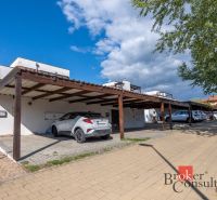 Parking lot at a family house on Kapsohradská in Bratislava-Záhorská Bystrica.