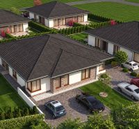 Family houses surrounded by greenery in Dunajský Klátov, suitable for residential plots.