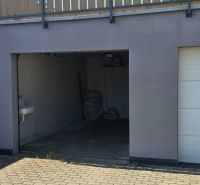 Garage with open space, exterior view from a 3-room apartment in Biely Kostol on Okružná.