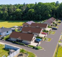 New family houses in Tuchyňa, Tuchyňa surrounded by nature and green areas.