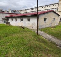 A barn building in the area of warehouses and halls in Žiar nad Hronom.
