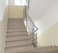 Staircase in an apartment building on Agátová Street in Miloslavov.