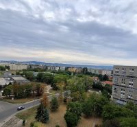 View of greenery and apartment buildings from Stavbárska in Bratislava - Vrakuňa.