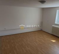 A room in a family house with a wooden decor floor and a radiator under the window.