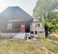 A family house in Ochodnica on Ochodnica Street with a staircase, a tree, and a garden.