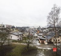 Winter view of the city district from Chabenecká Street in Banská Bystrica, 4-room apartment.